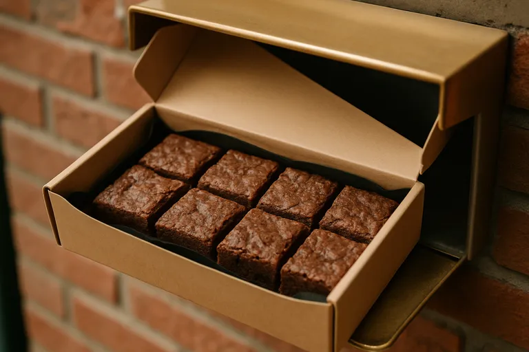 Brownies per post: een smakelijke verrassing